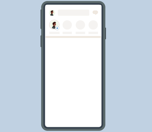 An illustration of a mobile device with a sponsored content campaign on screen.