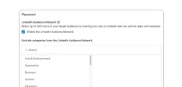 An illustration of the LinkedIn Audience Network feature.