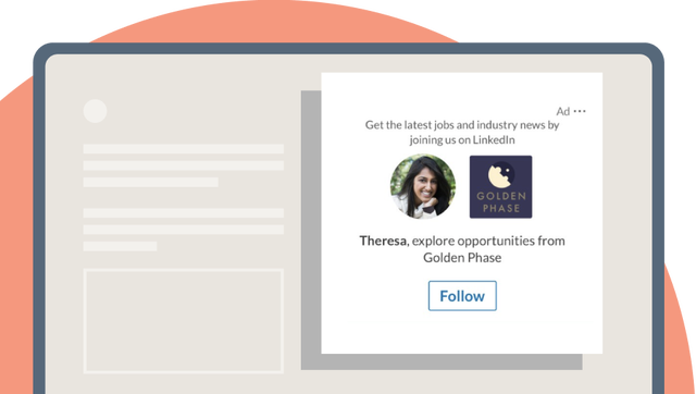 example of a follower ad