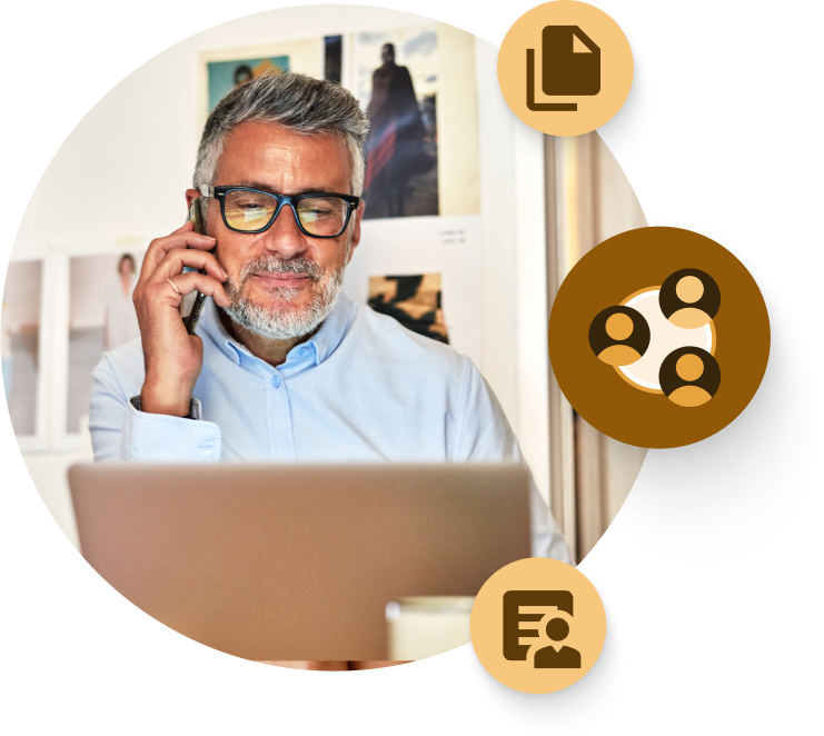 photo of a person working on a laptop