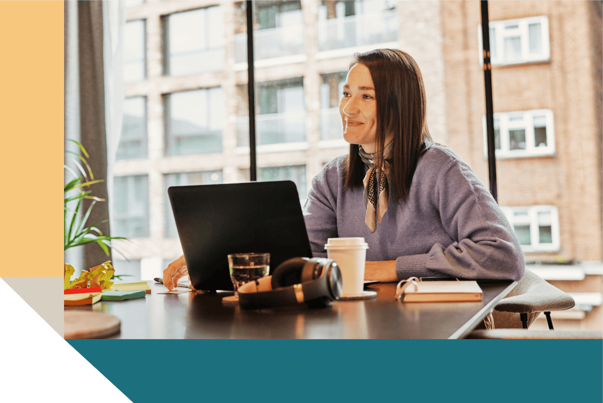 Image of professional smiling