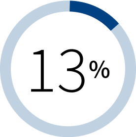 13%